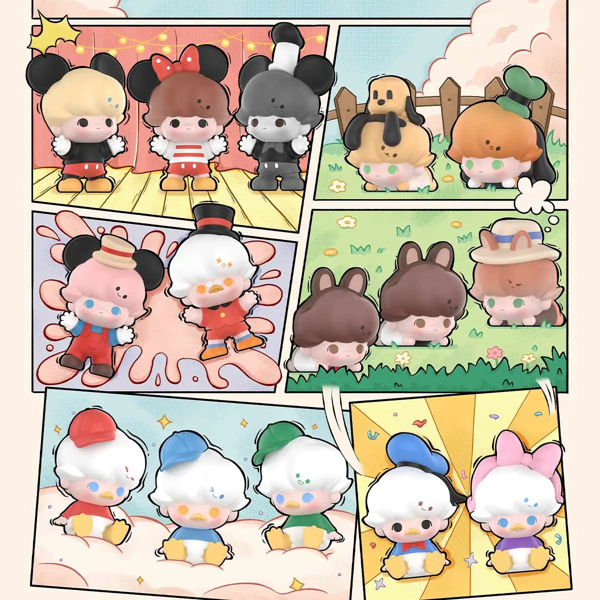 POP BEAN DIMOO WORLD × DISNEY Classic Series（3Pcs Per Pack）– Authentic