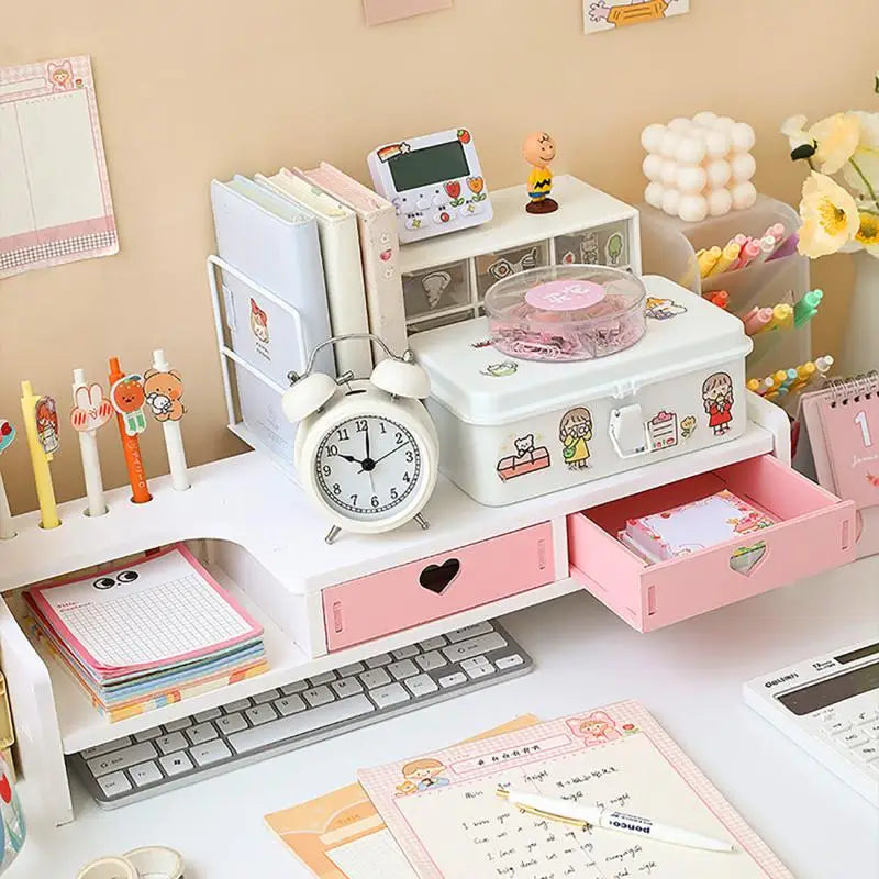 Desktop Storage Rack With Drawers -  Ready to Ship