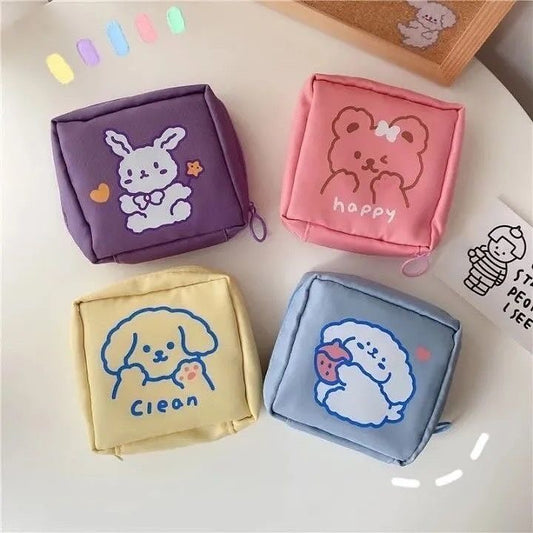 Kawaii Portable Sanitary & Personal Care Pouch