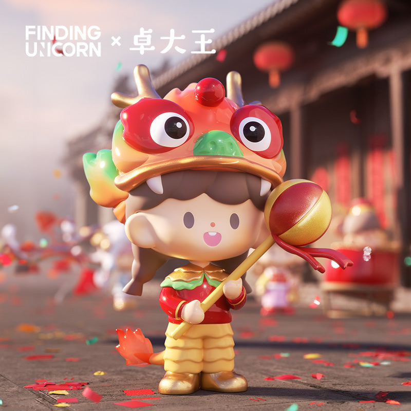 Finding Unicorn zZoton New Year in Apple Village Series Blind Box