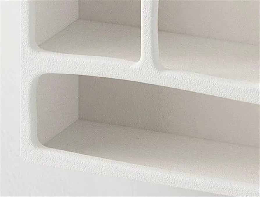 Pinterest Geometric Arched Mug Shelf Wall Shelf with Varying Block Shapes