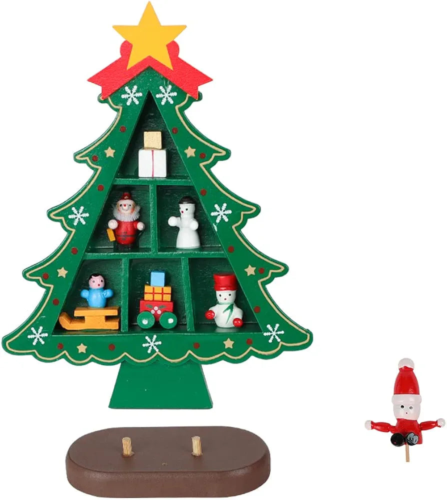 Pinterest Christmas Tree Desk Decor - Green