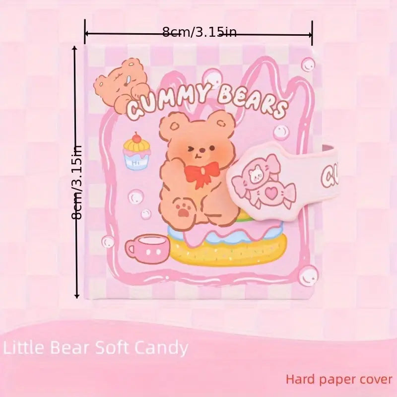 Kawaii Gummy Bear Mini Journal Diary