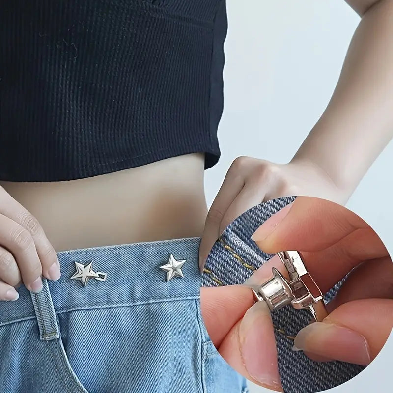 Trendy Jean Button Pins