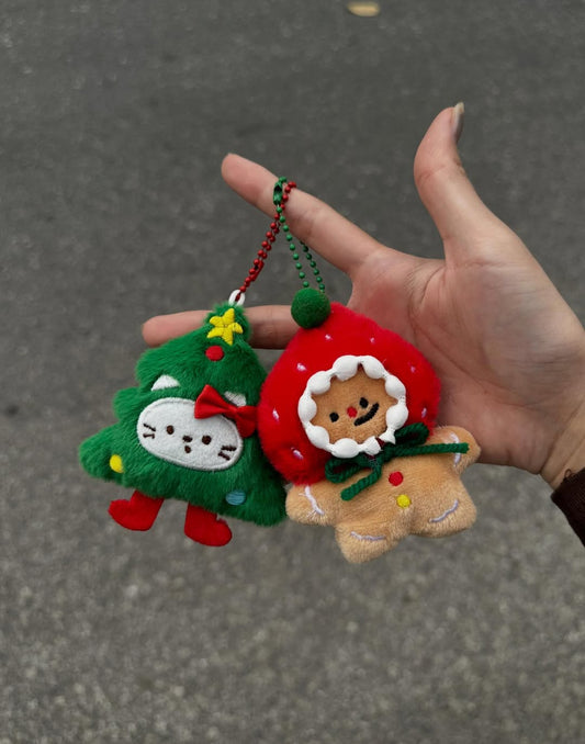 Christmas Plush Keychain