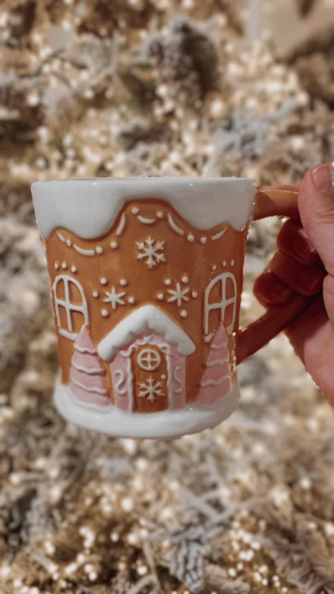 Pinterest Viral Gingerbread House Mug - 500ml