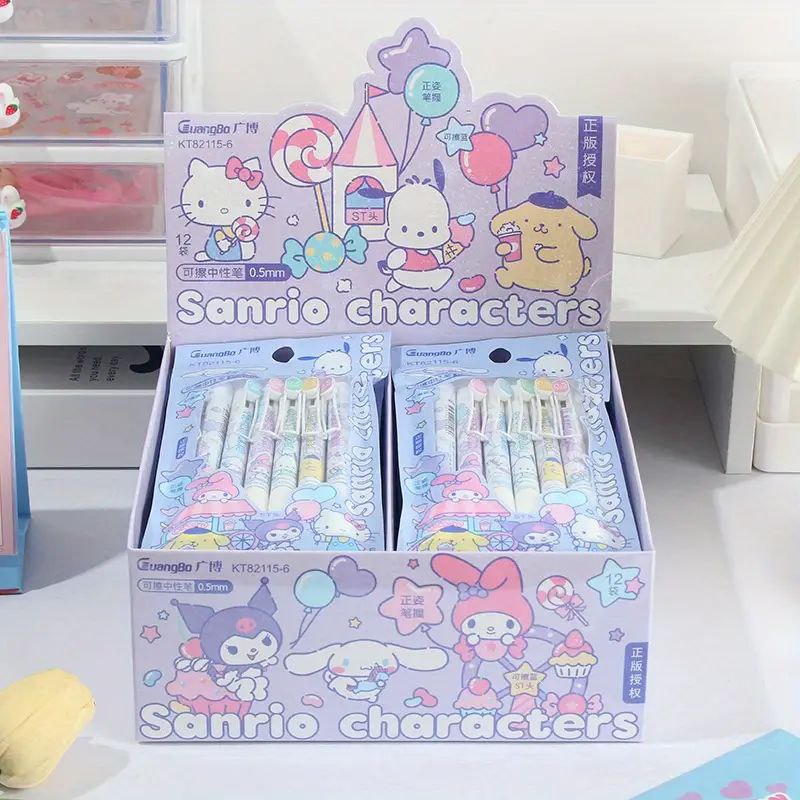 Sanrio Official Pen - Set of 6 – Crazily Kawaii