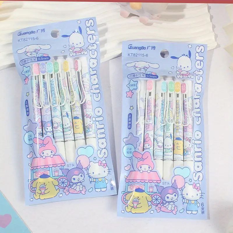 Sanrio Official Pen - Set of 6