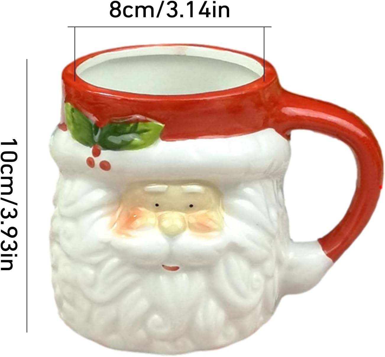 Santa Claus 3D Ceramic Mug