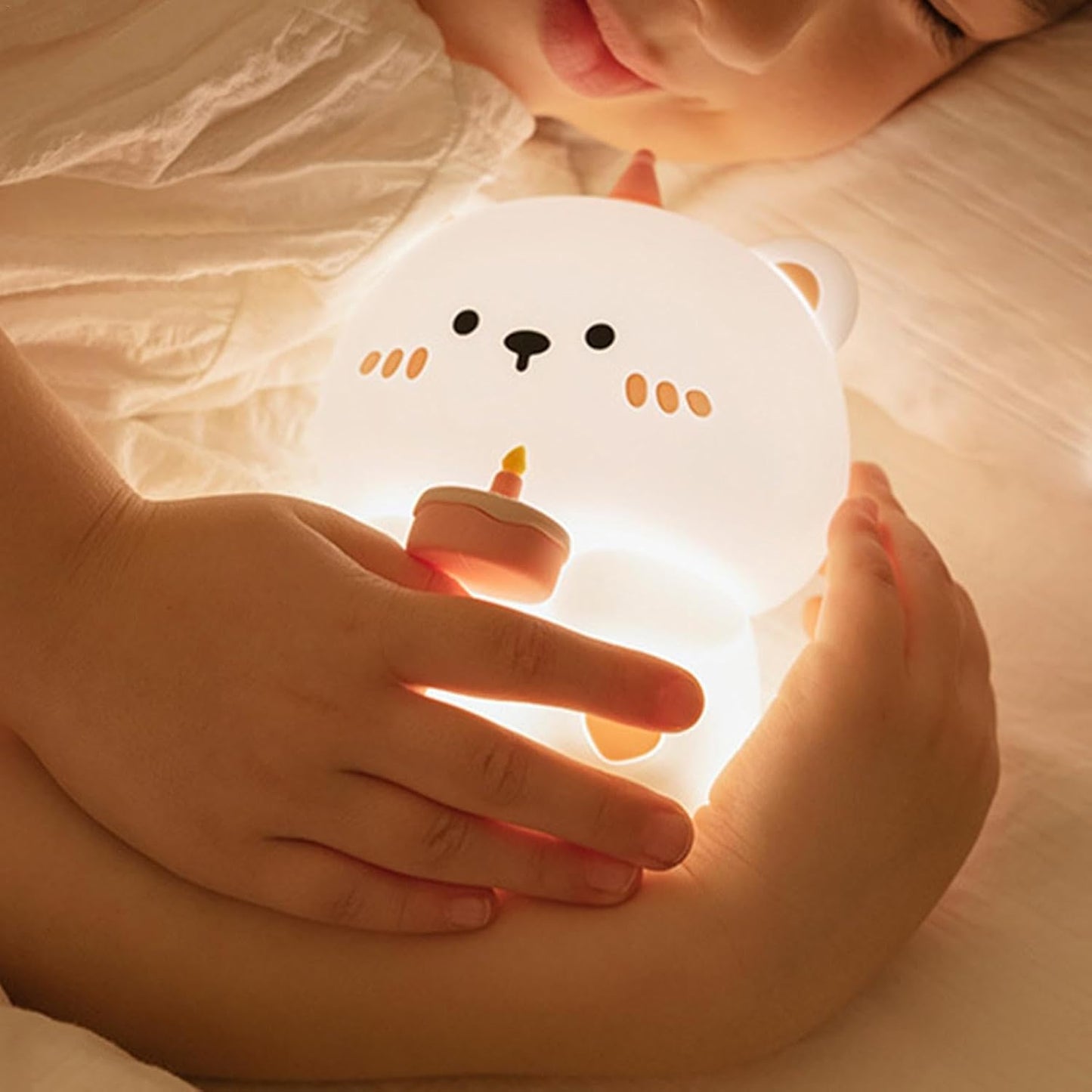 Cute Bear Silicone Lamp