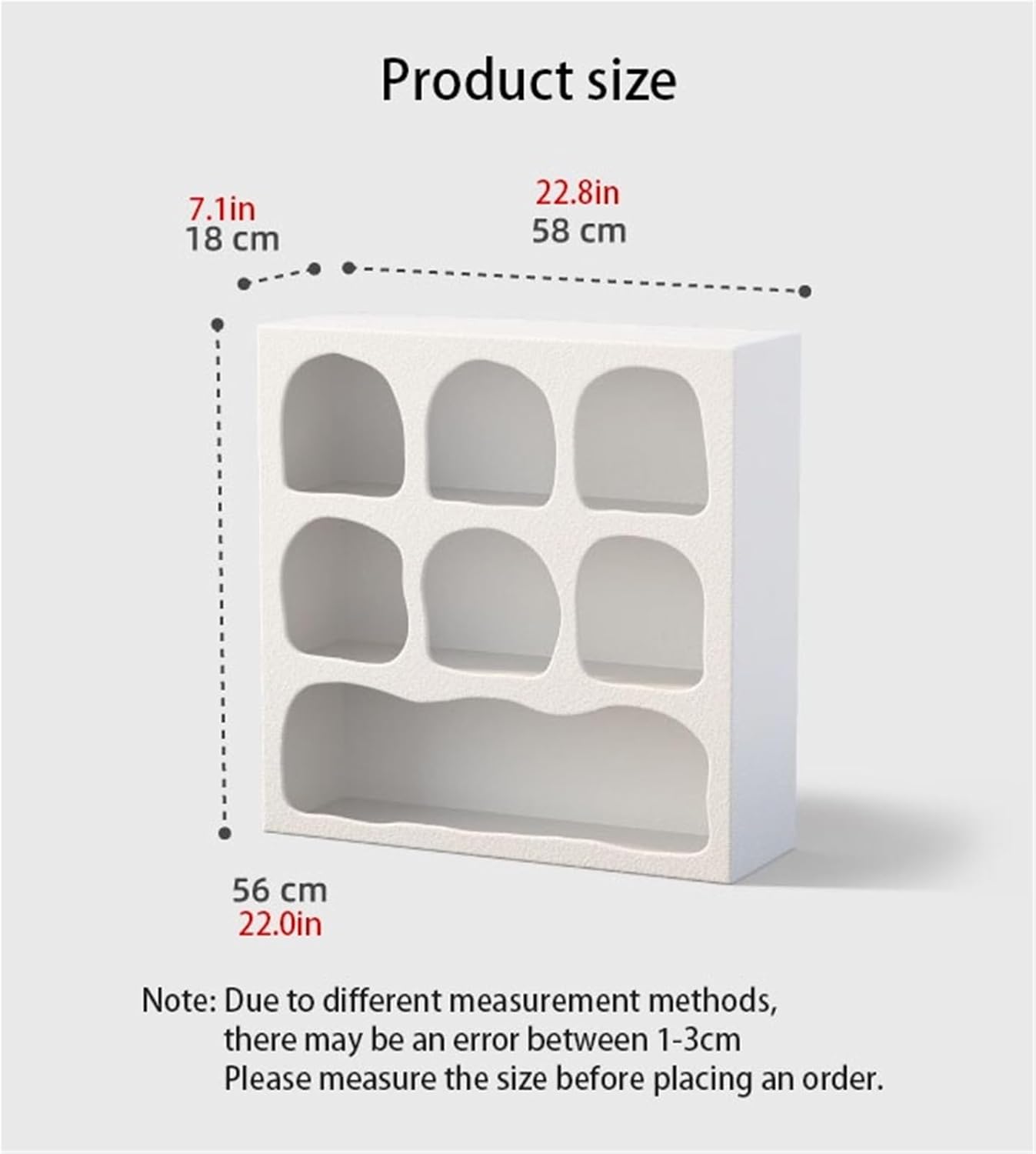 Pinterest Geometric Arched Mug Shelf Wall Shelf with Varying Block Shapes [Only Organiser, No Accessories/Cups]