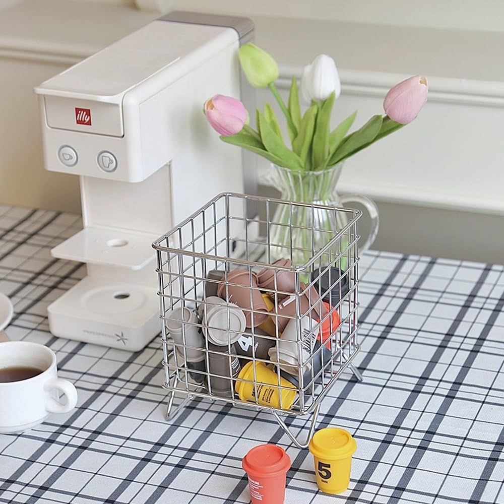 Multifunctional Square Iron Storage Basket