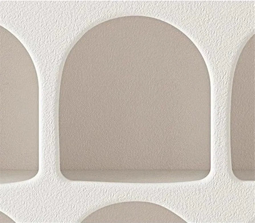 Pinterest Geometric Arched Mug Shelf Wall Shelf with Varying Block Shapes