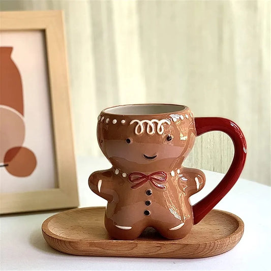 Gingerbread Coffee Ceramic Mug - Clearance Piece