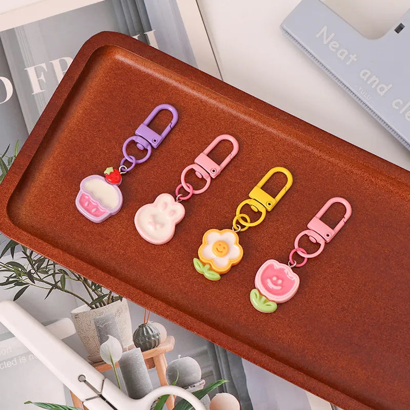Cute Button Keychains Cute Bloom & Bake Keychains – Crazily Kawaii