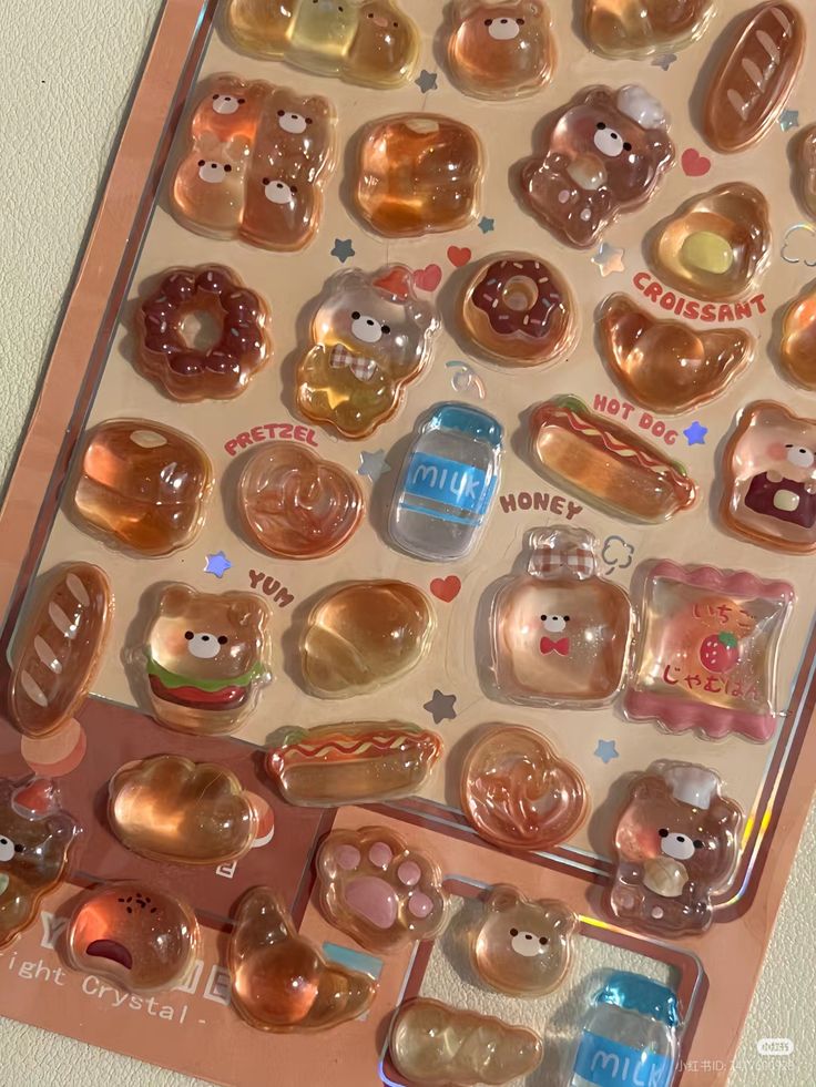 Bonbon Drop Puffy Stickers