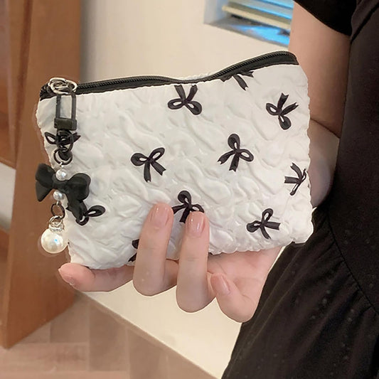 Bowknot Coin Pouch with Keycharm