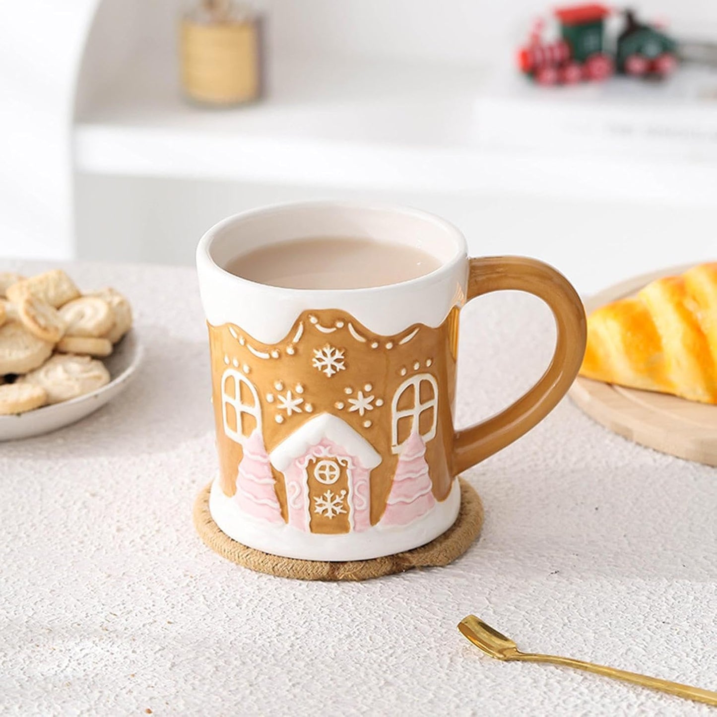 Pinterest Viral Gingerbread House Mug - 500ml