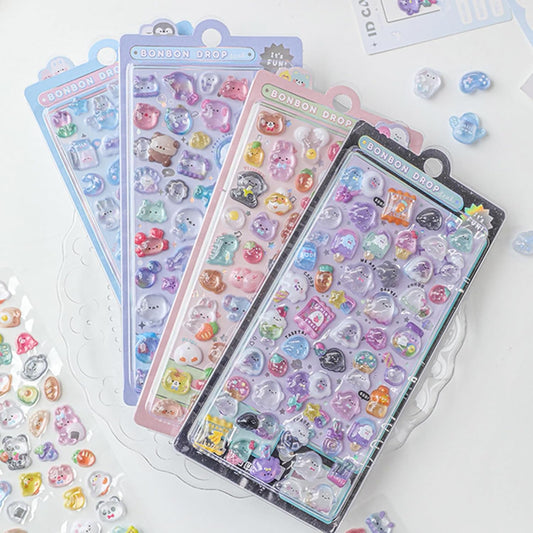 Bonbon Drop Puffy Stickers