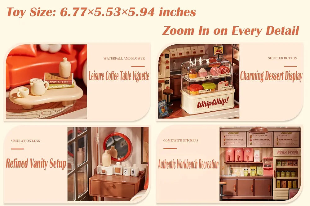 Yes Space Dessert Bakery DIY Miniature Doll House