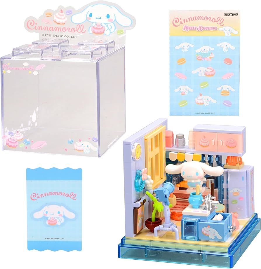 Cinnamoroll Lovely Boutique Sweet Shop Miniature Building Block Set