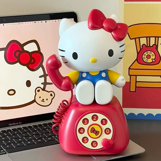 Hello Kitty Retro Telephone Shake-Head Bluetooth Speaker - Wireless