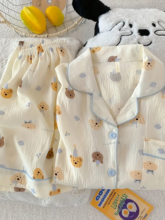 Kawaii Pinterest Cotton Pyjama Set - XS
