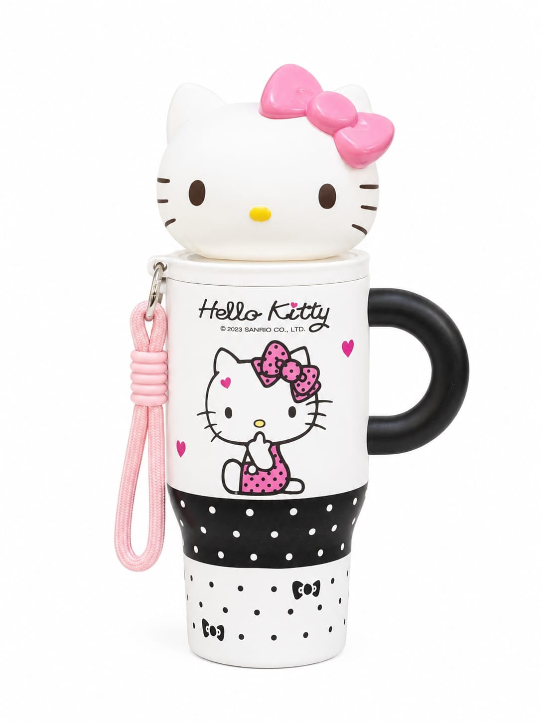 Hello Kitty Polka Dot Thermos Cup