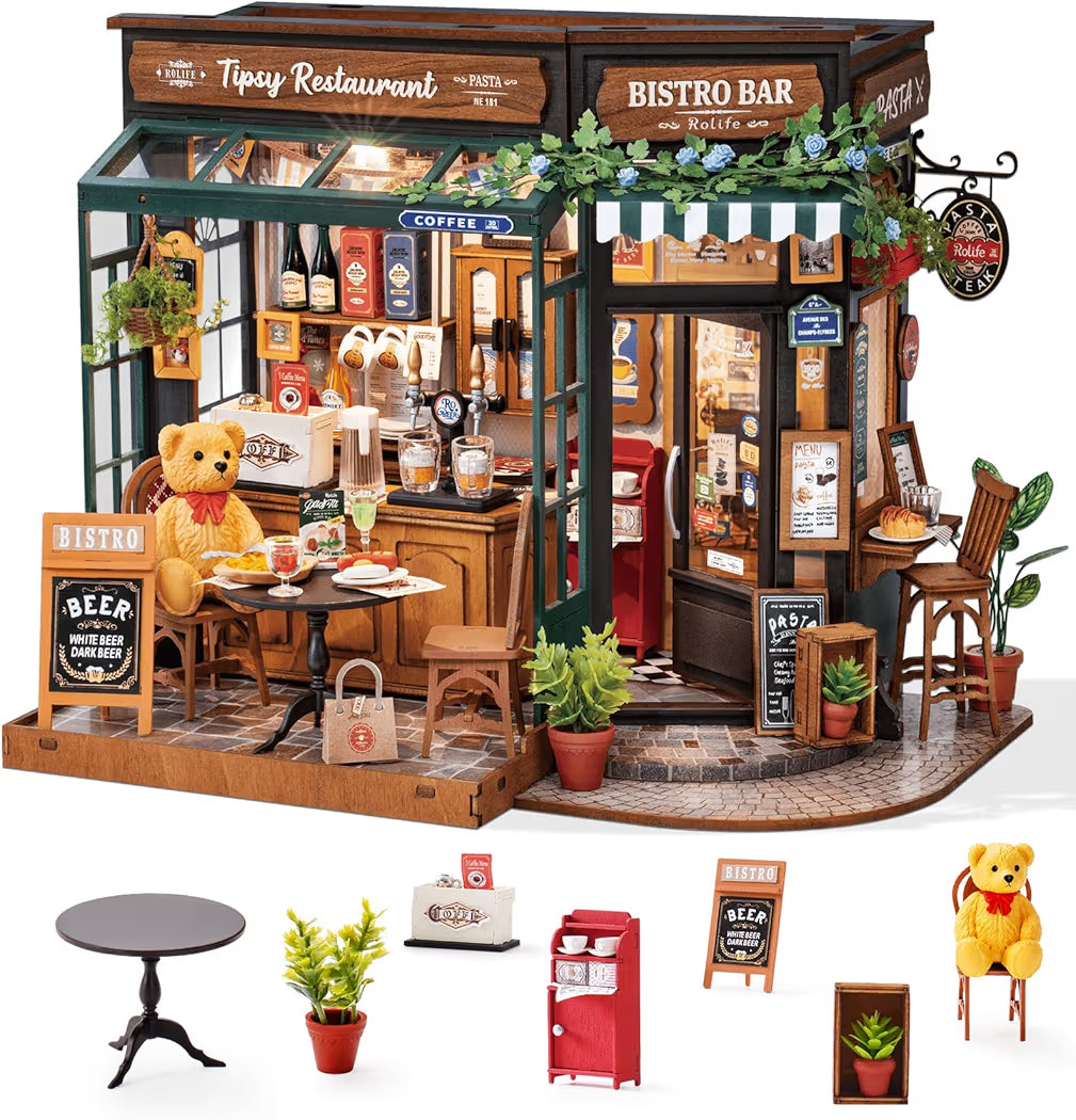 Rolife Tipsy Restaurant DIY Miniature House