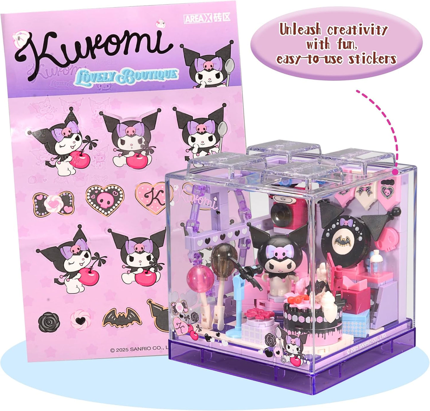 Sanrio Kuromi Party Night Miniature Boutique Building Block Set