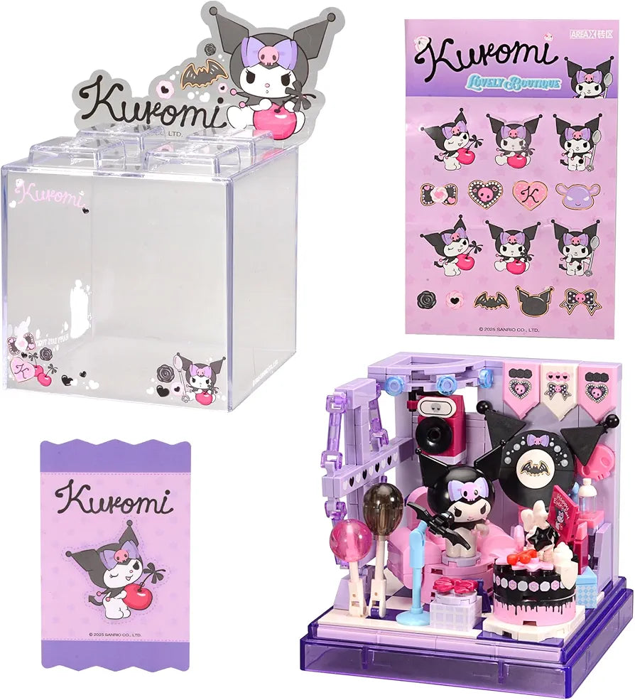 Sanrio Kuromi Party Night Miniature Boutique Building Block Set