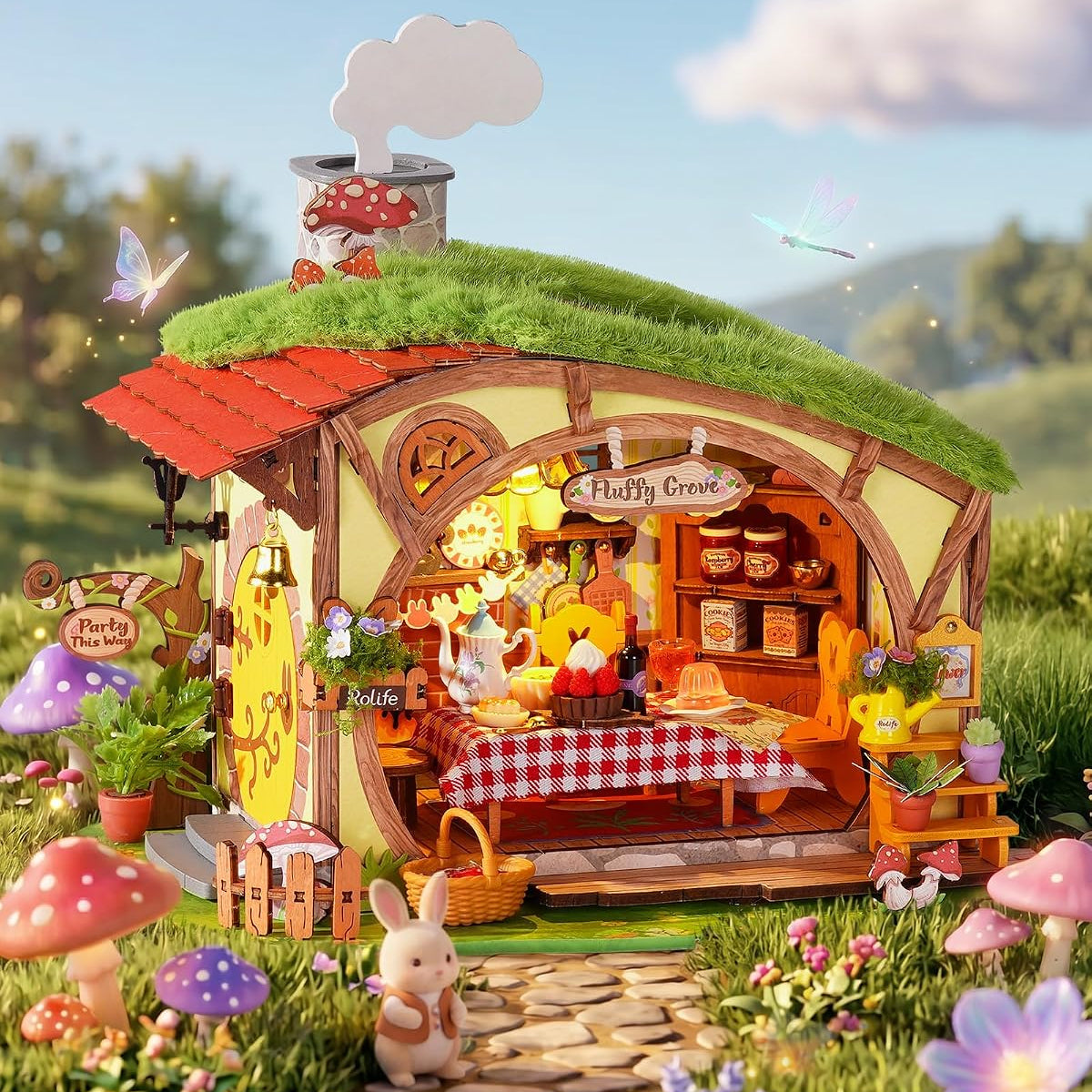 Rolife Fluffy Grove DIY Miniature House