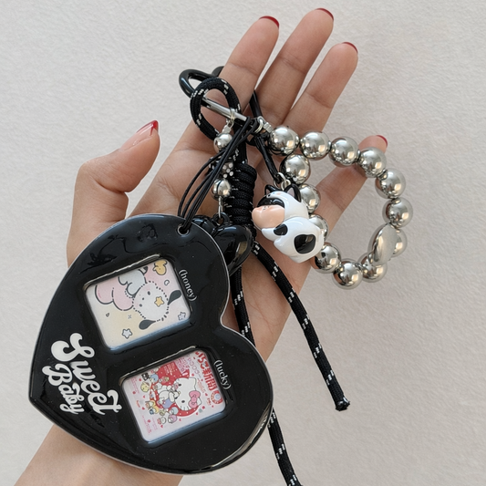 Amlls Cat Kitty Bean -  Handmade Charm Key/Phone Chain – Official Charm