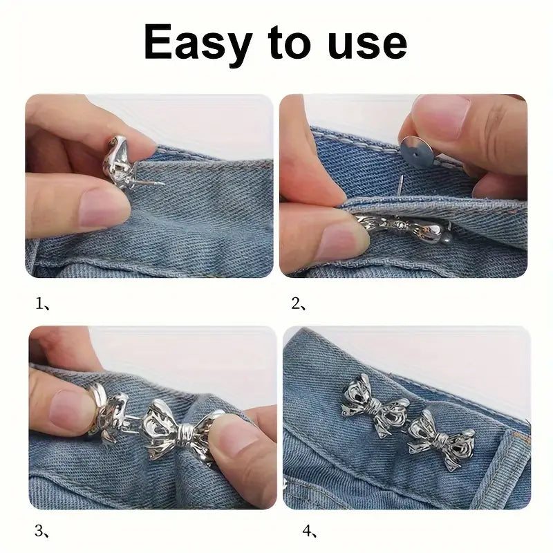 Trendy Jean Button Pins