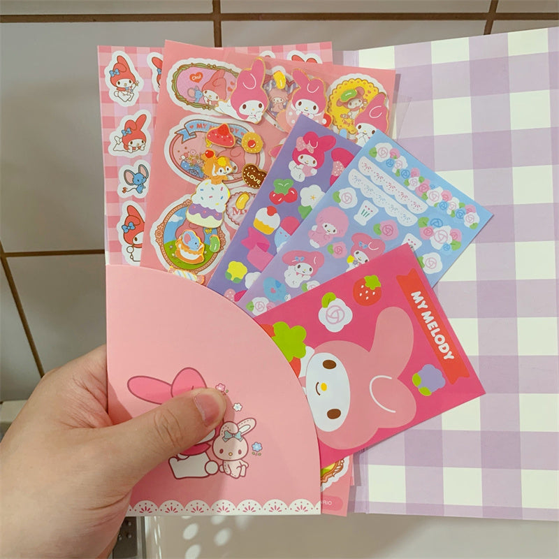 Sanrio Journal Scrapbook Stickers with Envelope