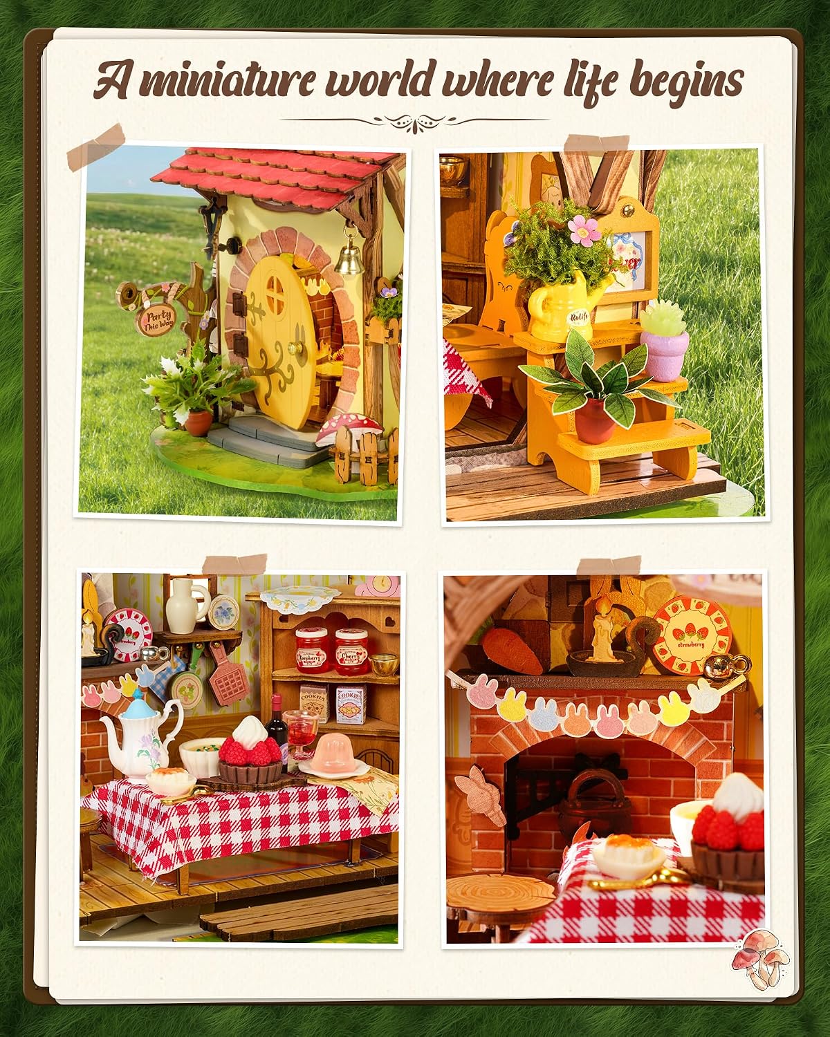 Rolife Fluffy Grove DIY Miniature House