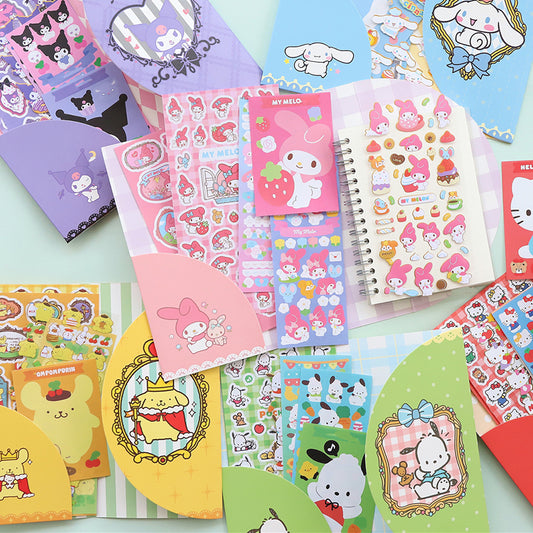 Sanrio Journal Scrapbook Stickers with Envelope