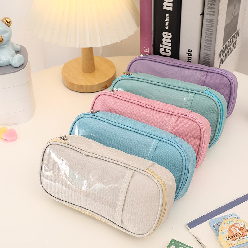 Aesthetic Large Capacity Stationery Pouch – Crazily Kawaii