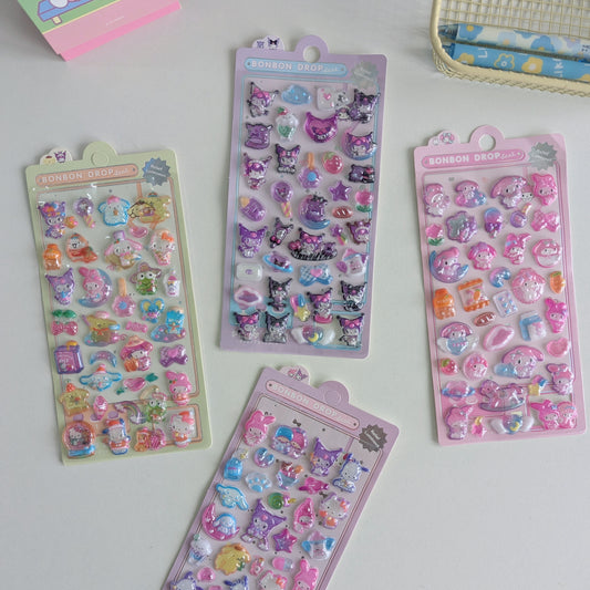 BonBon Sanrio 3D Relief Sticker