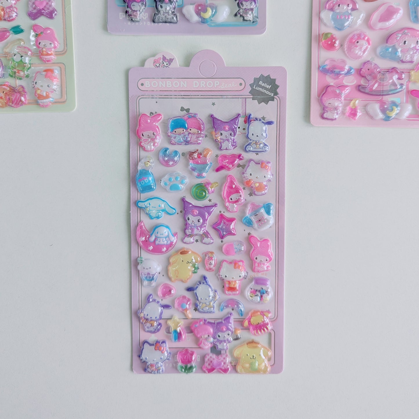 BonBon Sanrio 3D Relief Sticker