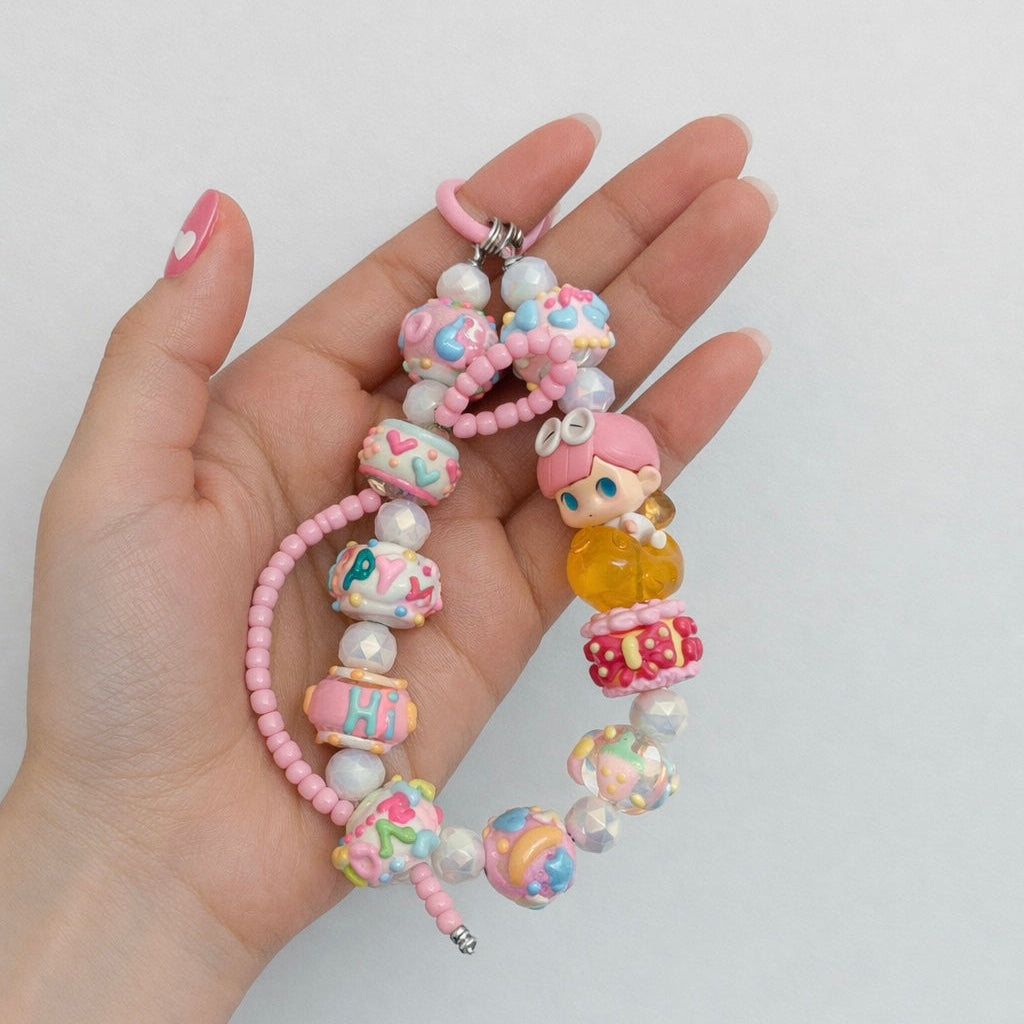Pop Mart Molly Meet The Lucky Koi Fish Handmade Charm Key/Phone Chain - Official Charm