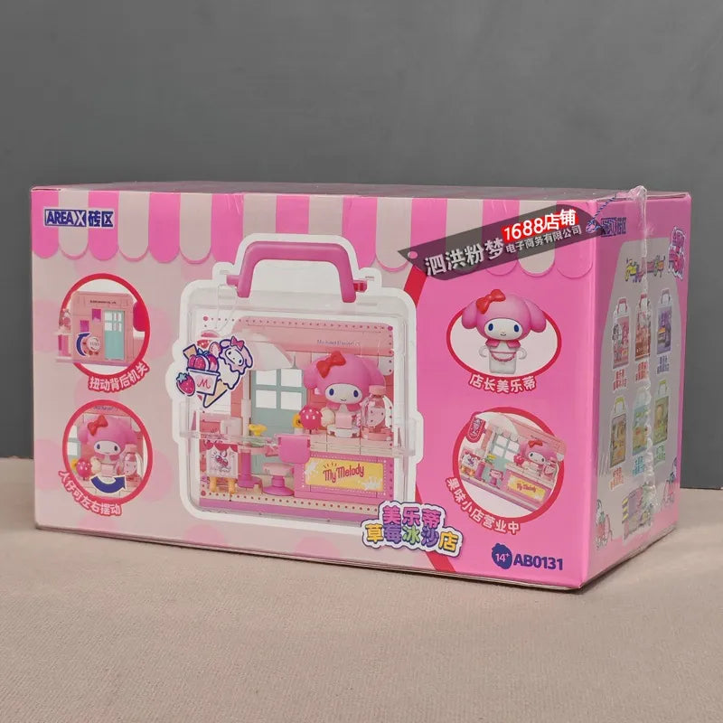 Sanrio Characters Fruit Shop Manager DIY Miniature House Kit