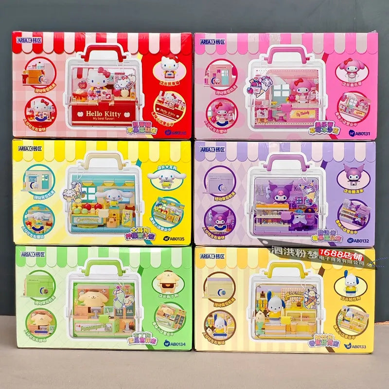 Sanrio Characters Fruit Shop Manager DIY Miniature House Kit