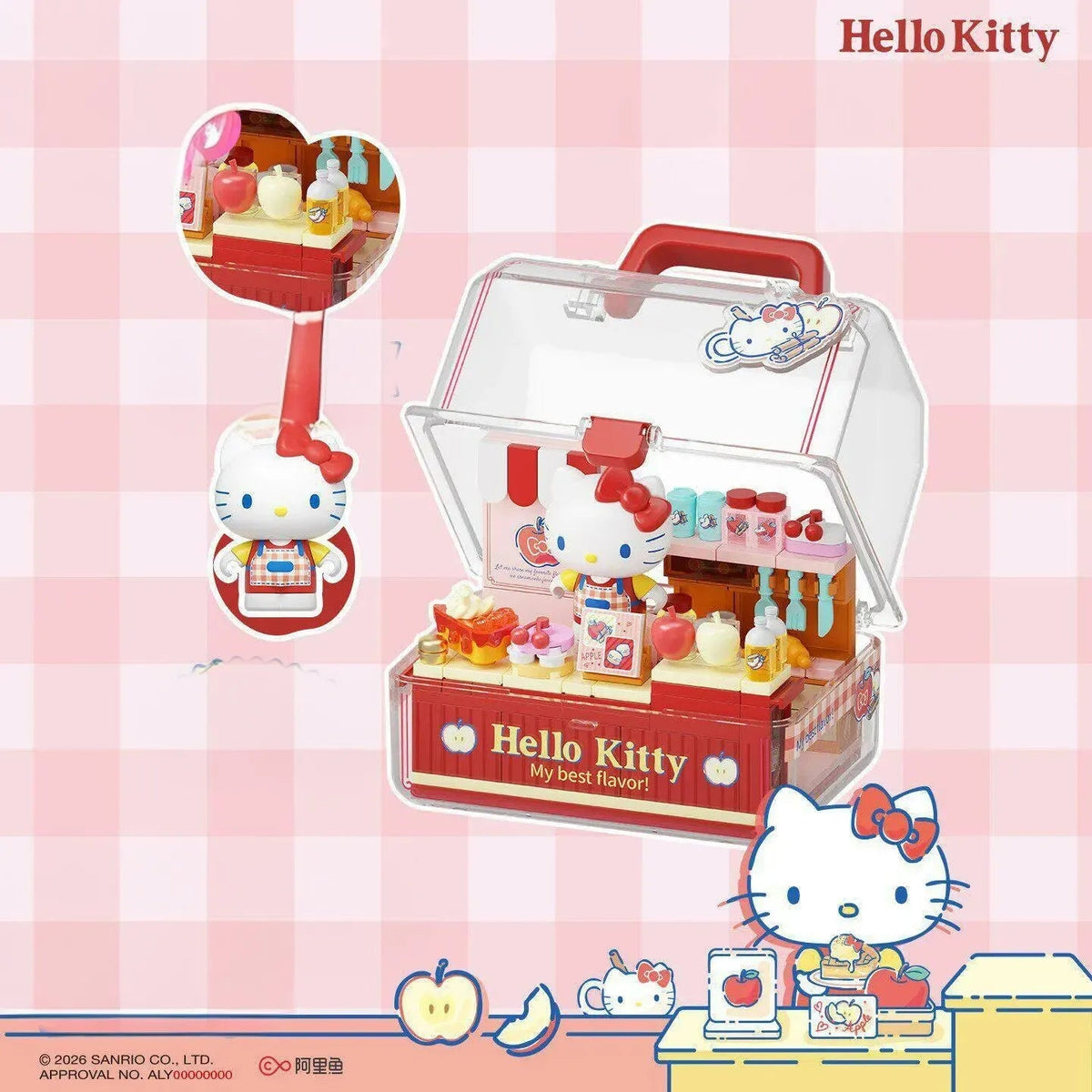 Sanrio Characters Fruit Shop Manager DIY Miniature House Kit