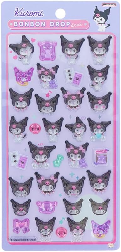 Sanrio Bonbon Drop Seal 3D Stickers - Official