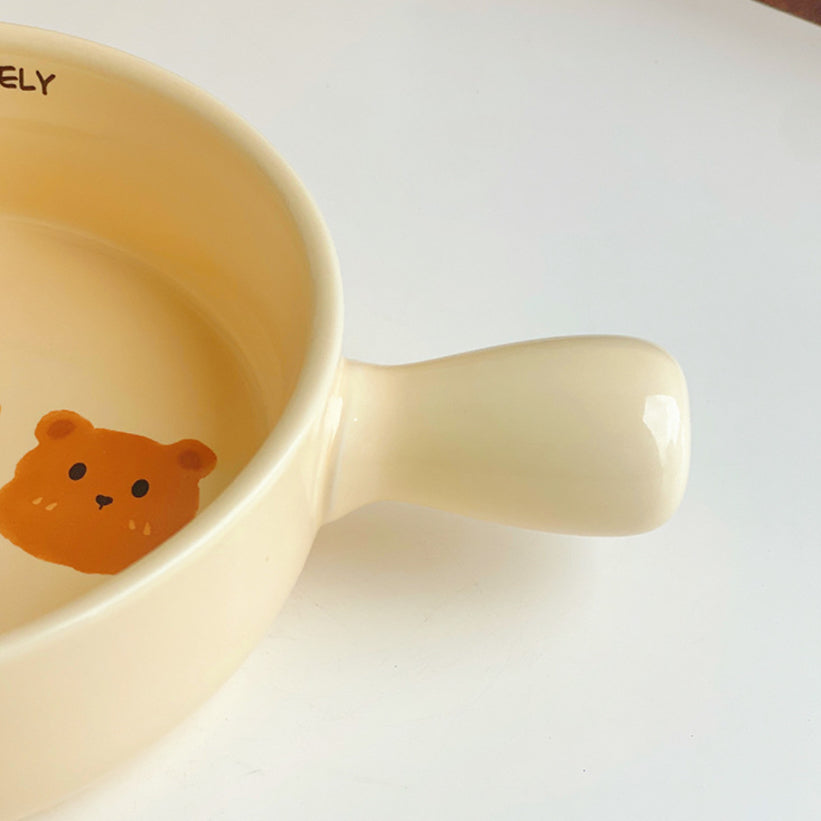Kawaii Bear Life is Lovely Breakfast Bowl