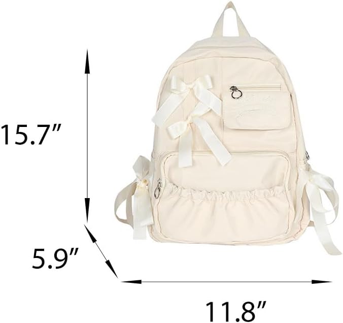 Korean Style Minimalist Bowknot Backpack