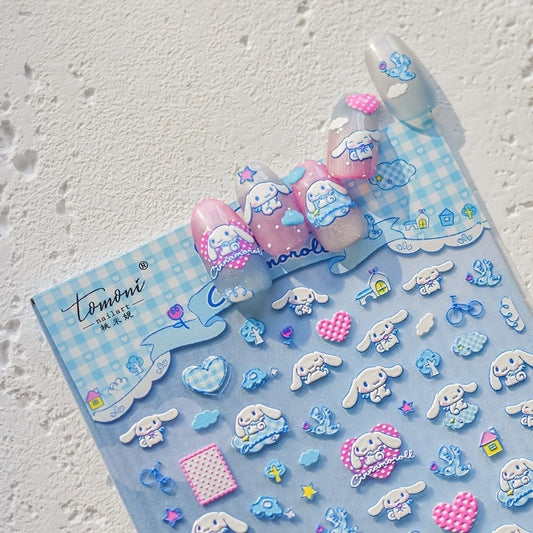 Sanrio Nail Stickers - Official - Cinnamoroll