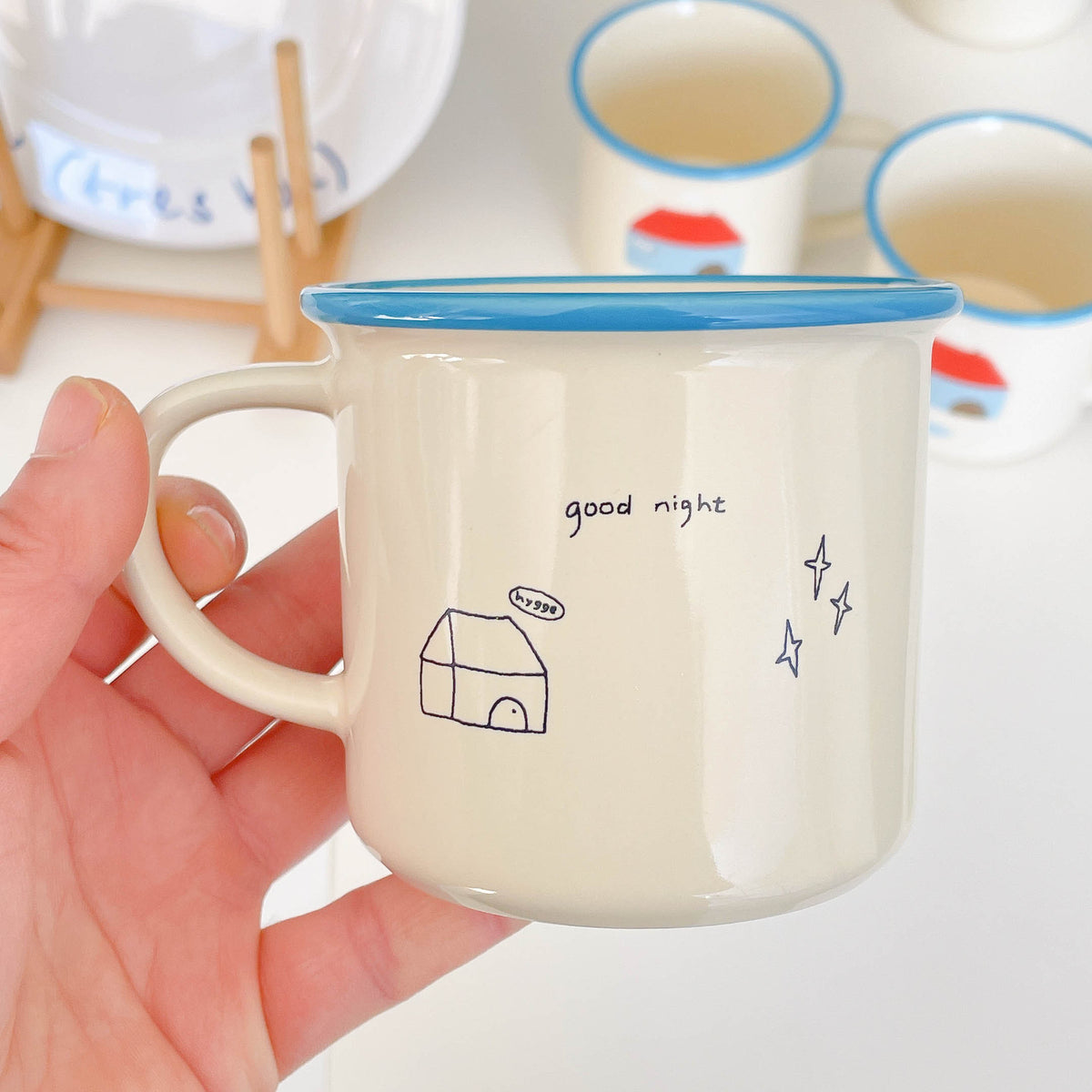 Sweet House Ceramic Handle Mug
