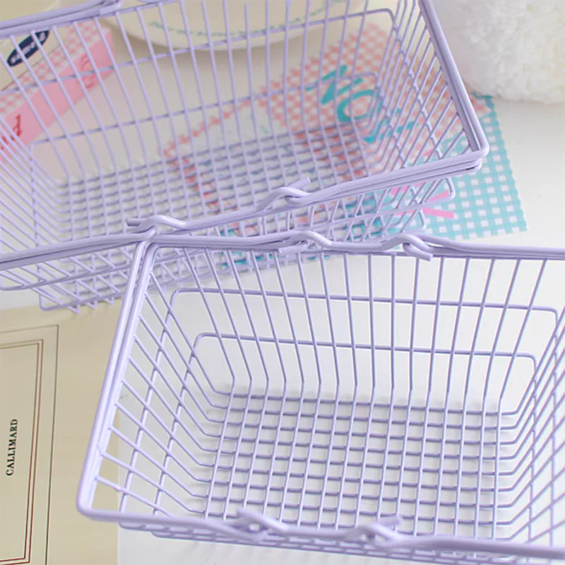 Mini Metal Shopping Basket - Medium